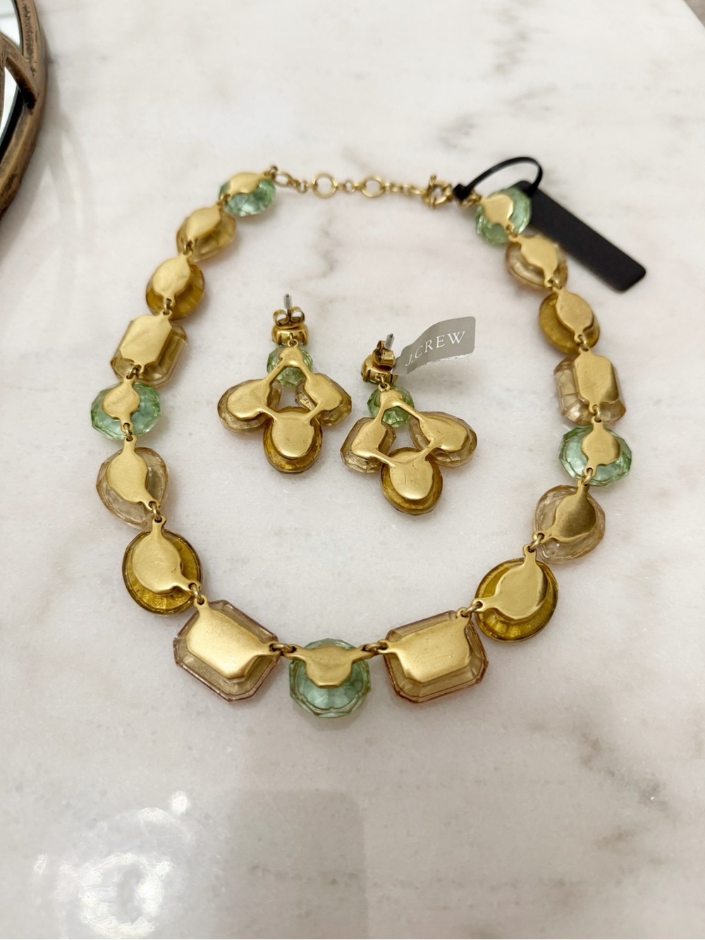 JCREW Jewel Box necklace and earrings set - Picture 4 of 7